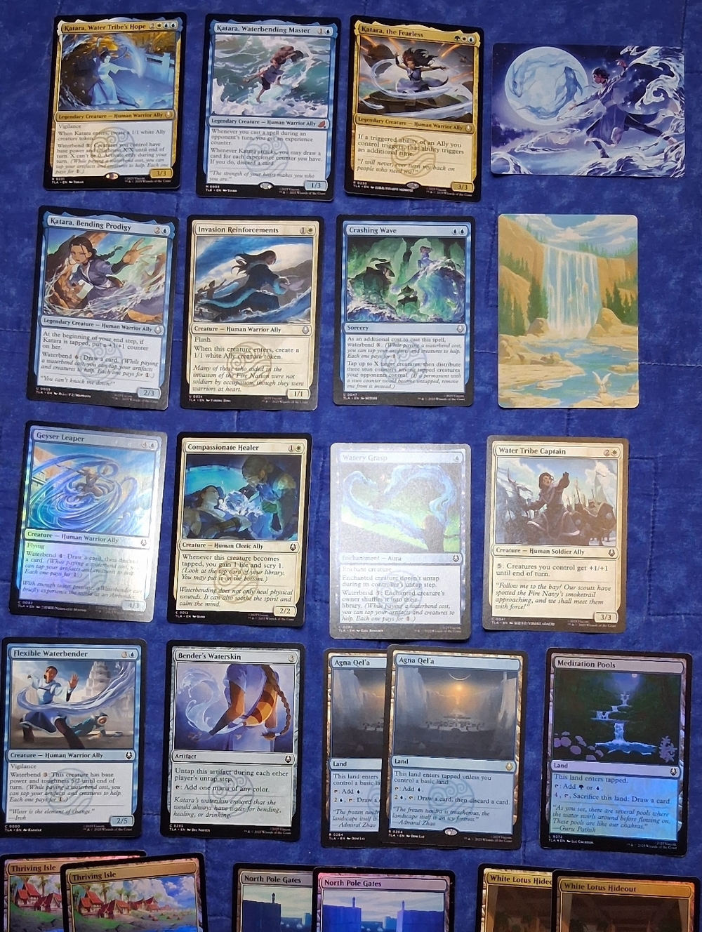 23 Card Katara Of The Water Tribe Bundle ~ Avatar: The Last Airbender ~ Magic NM